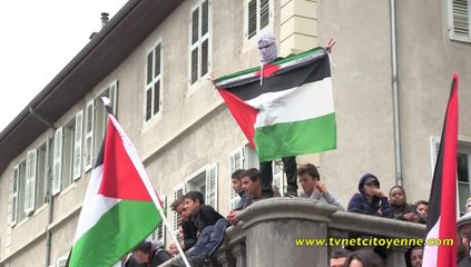 Grosse mobilisation à Chambéry, en soutien aux palestiniens de GAZA