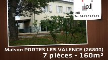 Vente - maison - PORTES LES VALENCE (26800)  - 160m²
