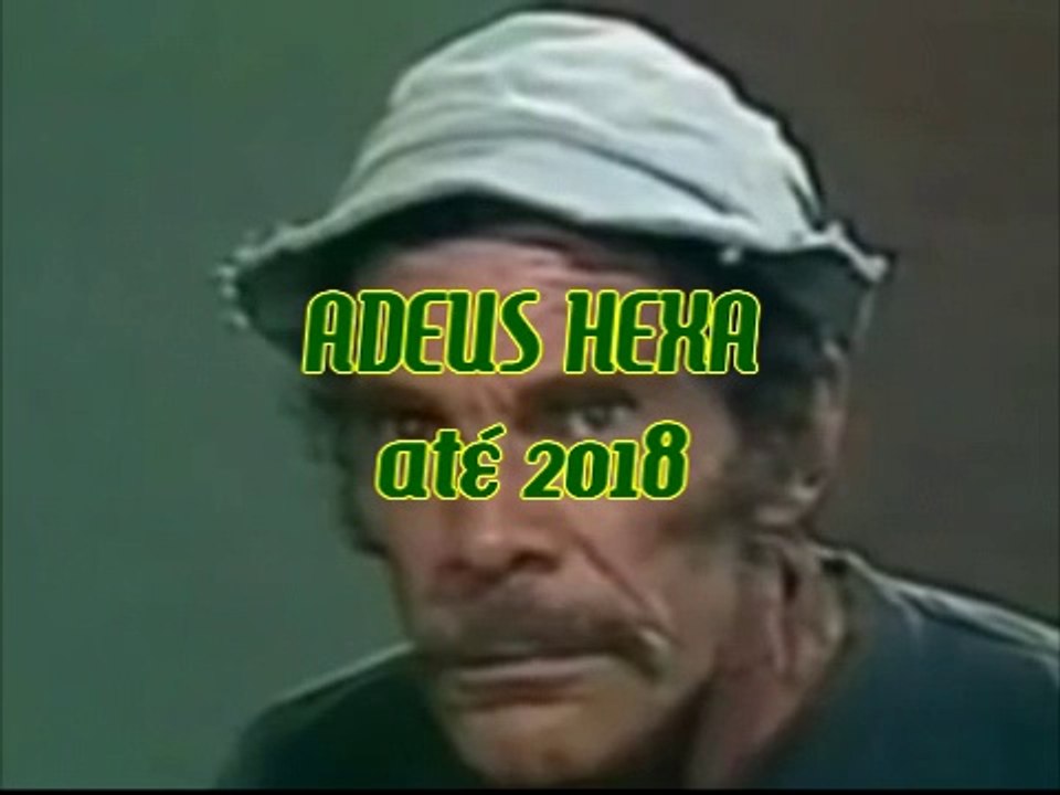 Seu Madruga assiste ao fim do sonho do Hexa para o Brasil