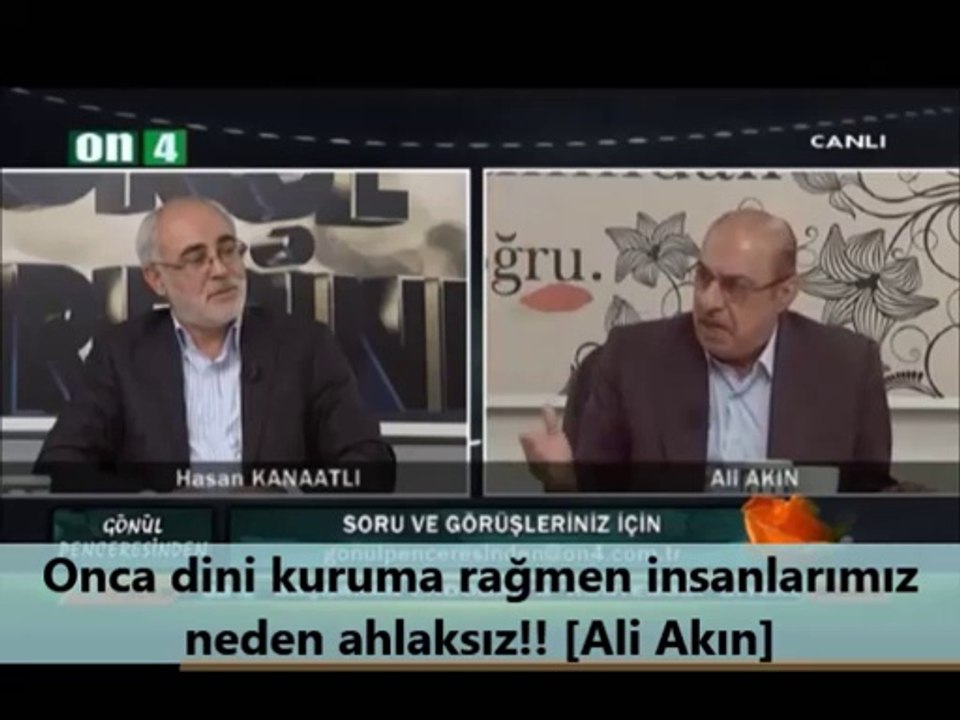 Onca dini kuruma rağmen insanlarımız neden ahlaksız!! [Ali Akın]