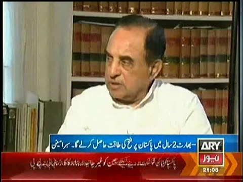 India should Drop Atom Bomb on Pakistan :- BJP Leader Subramanian Swamy