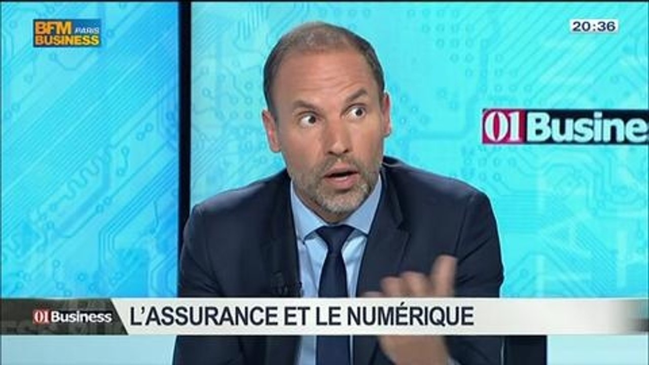 Comment le numérique transforme le business model des assureurs ?: Virginie Fauvel, Godefroy de Colombe et Christophe Dandois, dans 01Business - 12/07 3/4