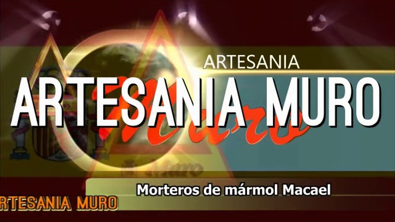 Mortero en mármol Macael by: Artesanía Muro