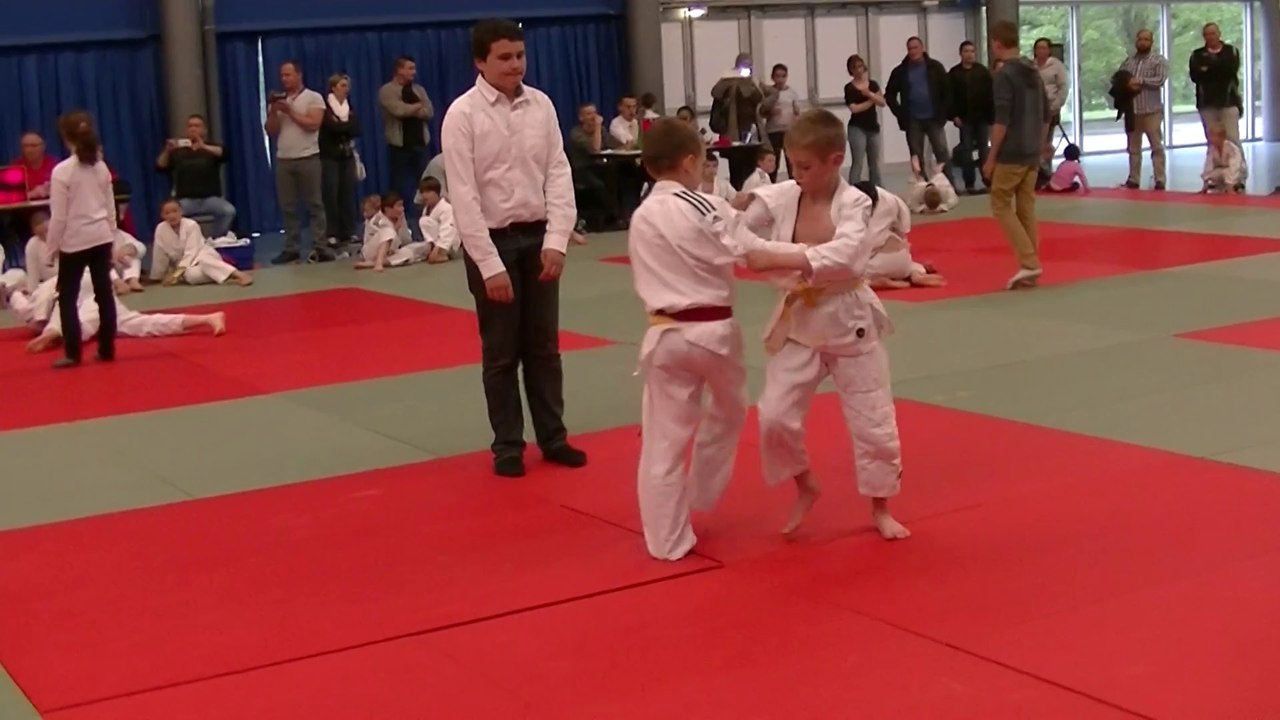 Jules marque un beau Ippon
