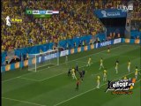 هدف هولندا الأول في البرازيل من ركلة جزاء لفان بيرسي 1-0 | تعليق الشوالي