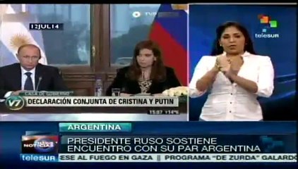 Encuentro bonaerense de Cristina Fernández con Putin, Mujica y Morales