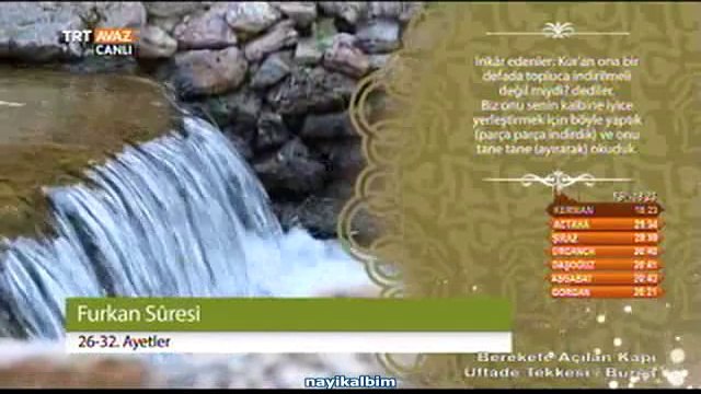 Ali Keleş Furkan suresi Ramazan 2014