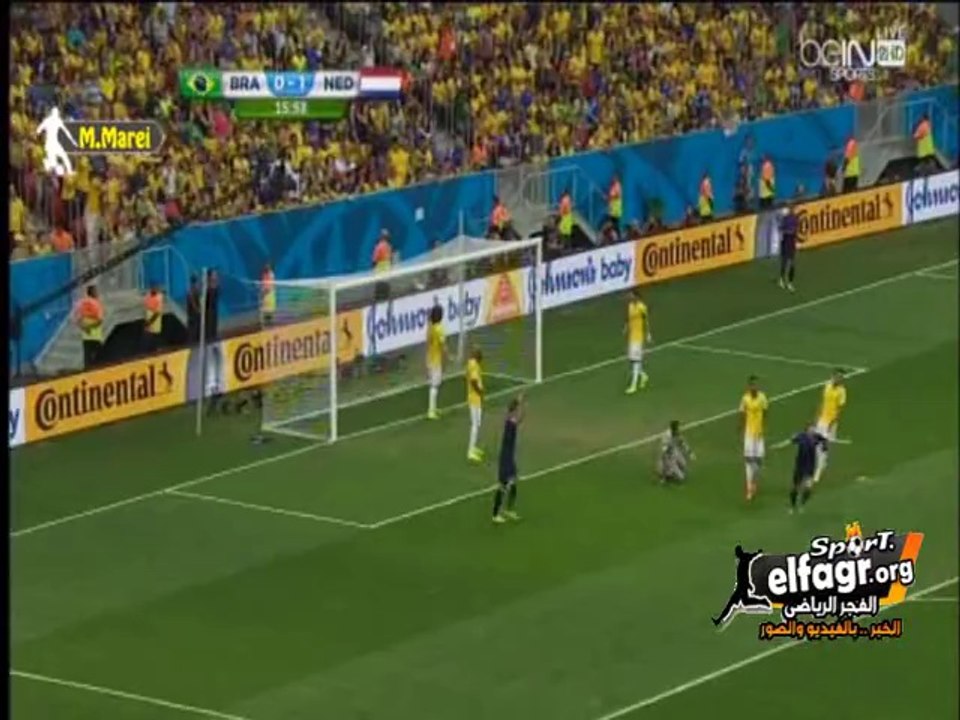 أهداف مباراة البرازيل 0 - 3 هولندا | تعليق عصام الشوالي