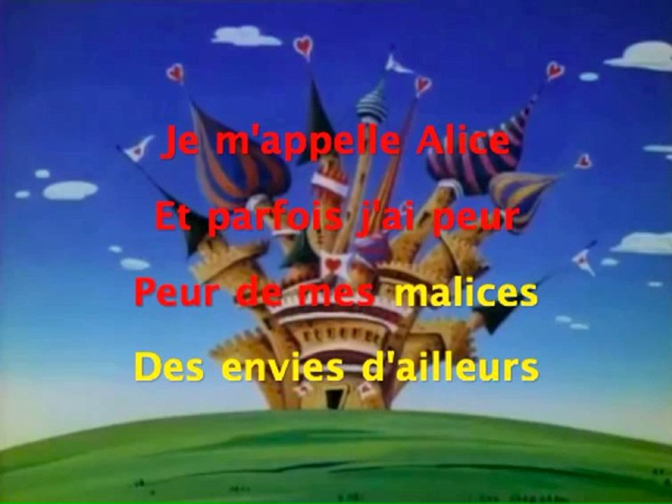 Alice Au Pays Des Merveilles - Karaoke instrumental