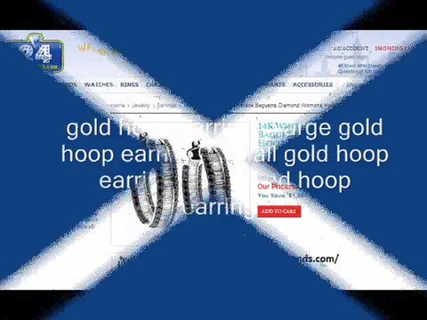 Change your fashion statement with gold hoop earrings