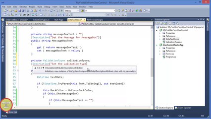 C# Create Custom WinForm Controls In Urdu - More Properties and Customization (Video 2)