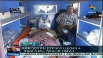 Reabre Egipto el paso de Rafah y da auxilio a heridos palestinos