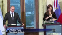 Putin visita Cristina Kirchner