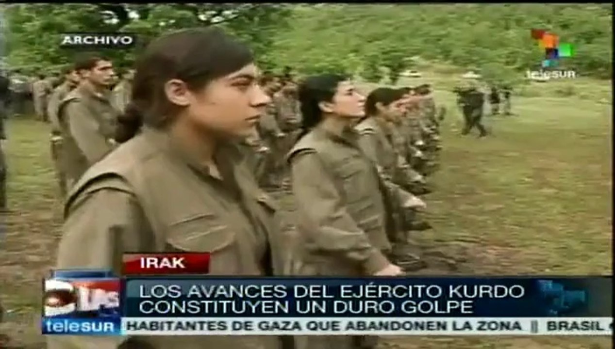Kurdos armados se alzan como 3ª fuerza y toman...