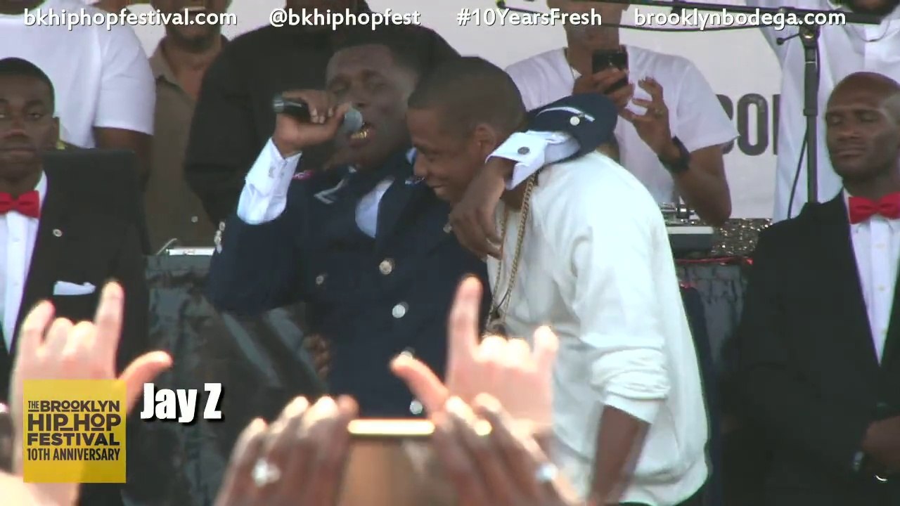 Jay Z Joins Jay Electronica For "Young Gifted & Black" at The Brooklyn Hip Hop Festival