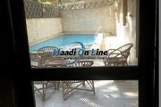 ground floor duplex for rent in maadi degla with garden and privet swimming pool entrance