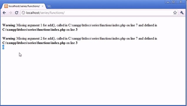 Beginner PHP Tutorial - 31 - Functions with Arguments