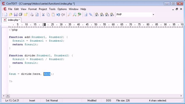Beginner PHP Tutorial - 32 - Functions with a Return Value