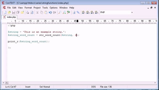 Beginner PHP Tutorial - 34 - String Functions Part 1