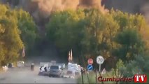 Ukrayna’nın Donetsk kentindeki köprünün patlatılma anı kamerada