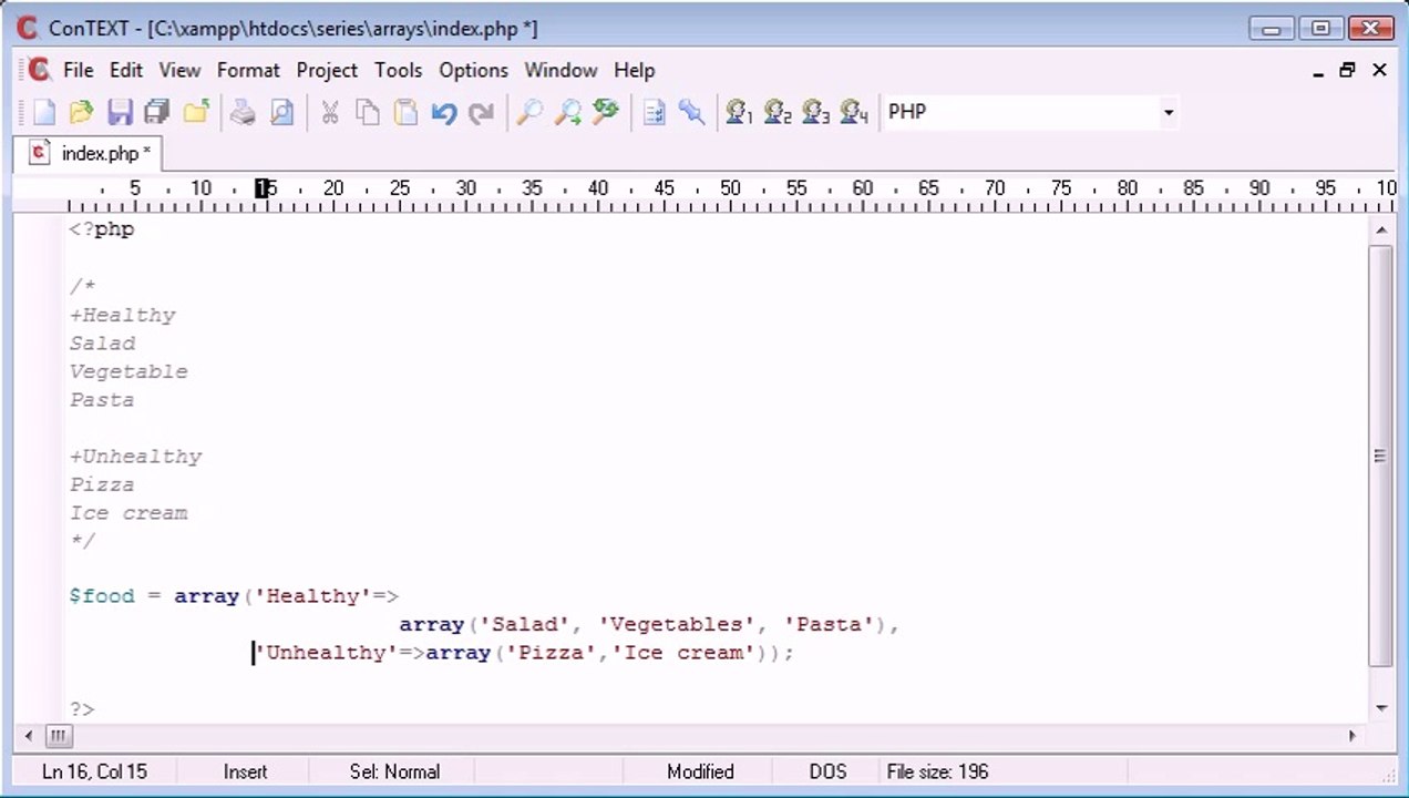 Beginner PHP Tutorial - 40 - Multi-dimensional Arrays