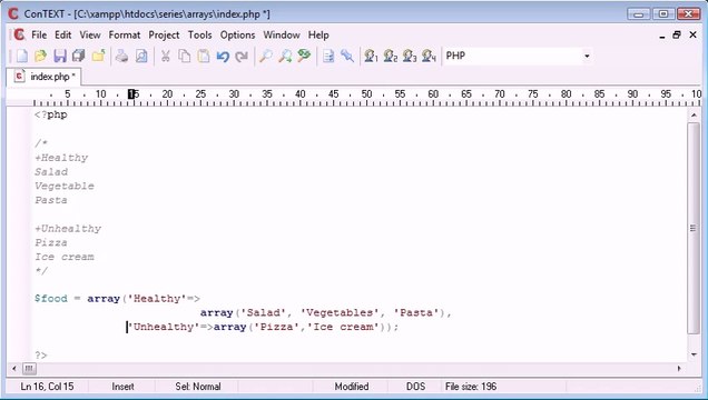 Beginner PHP Tutorial - 40 - Multi-dimensional Arrays