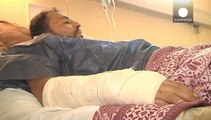 Hospitales egipcios atienden a heridos de la franja de Gaza