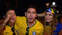 Brazil fans disappointed after Netherlands defeat