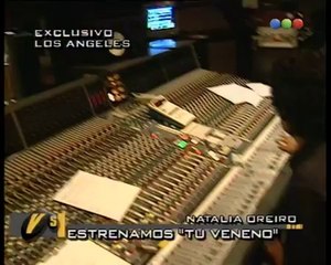 Natalia Oreiro _ Grabacion nuevo disco en Los Angeles _ 1999