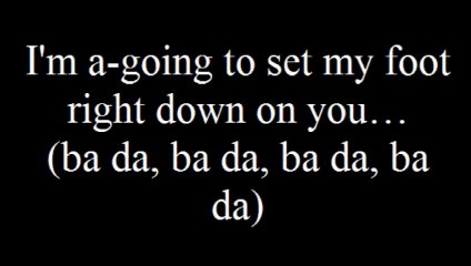 Buddy Holly I'm Gonna Set My Foot Down with Lyrics