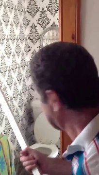 So hilarious man scared by a spider!