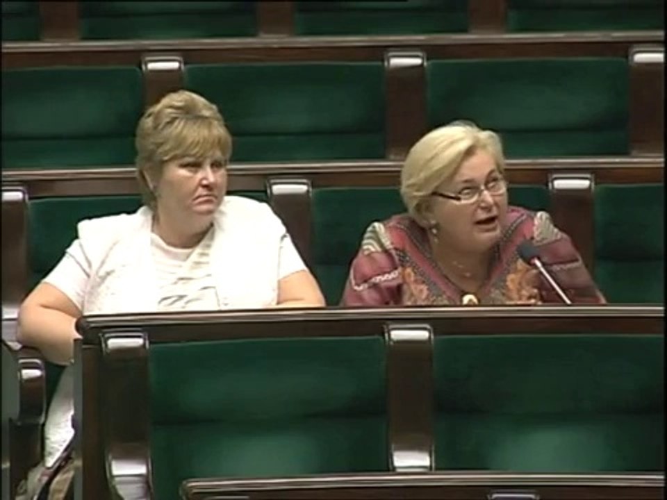 Poseł Maria Nowak - Wystąpienie z dnia 10 lipca 2014 roku.