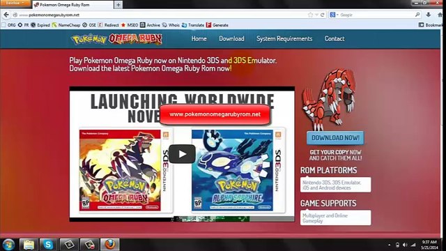 Telecharger Pokemon Rubis Omega et Saphir Alpha ROM