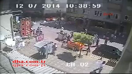 İşte Zeytinburnu'ndaki patlama anı