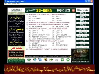 Xara 3D Complete Urdu Video Course Class 2