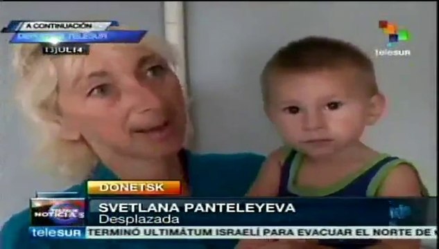 Habitantes de Donetsk sobreviven a bombardeos del ejército ucraniano