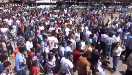 Kahramanmaraş'ta gerginlik eyleme dönüştü