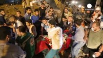 Gaza's main hospital treats casualties of Israeli air strikes