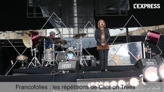 Francofolies. Répétitions sous la pluie pour Cats on Trees