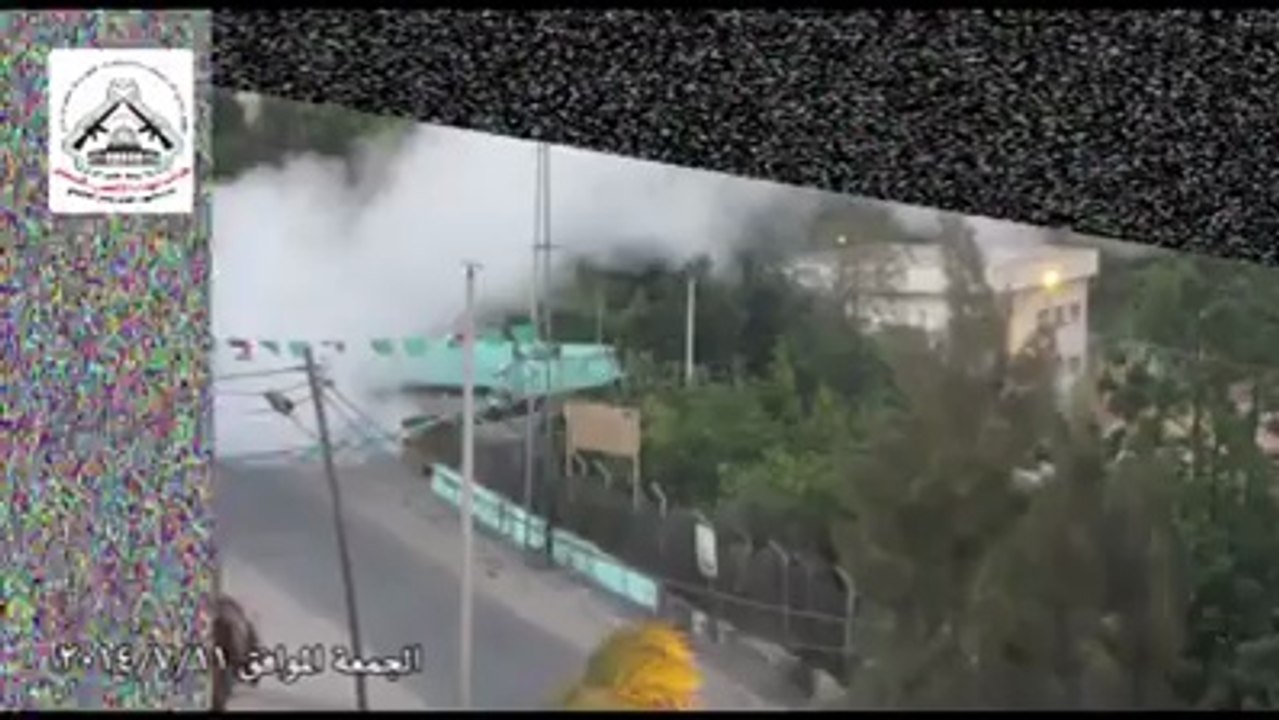 كتائب شهداء الاقصى لواء العامودي تدك المغتصبات الصهيونية بالصواريخ - بطريقة جديدة