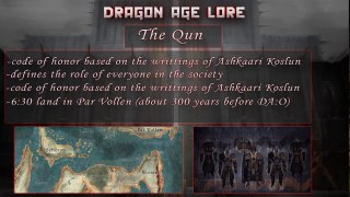 Dragon Age Lore Qunari