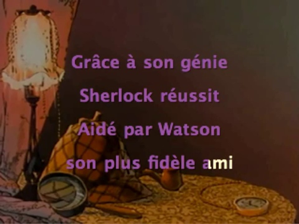 Sherlock Holmes - générique Karaoke instrumental