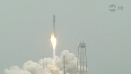 NASA launches Antares rocket to ISS