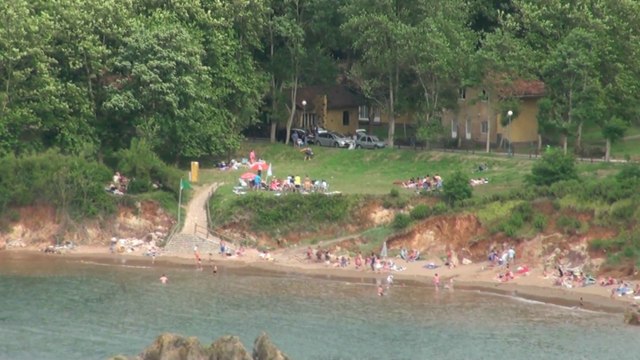 PAISAJE playa de Huelgues, Perlora, Carreño, Asturias. 13 julio