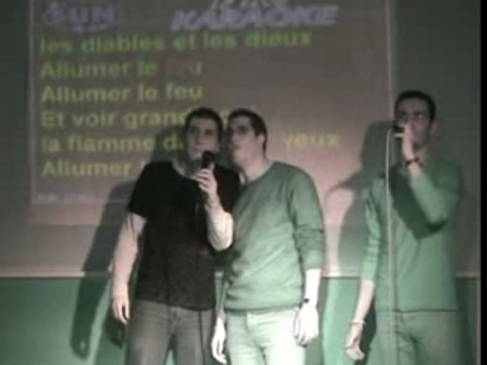 Soirée karaoké:Allumer le feu