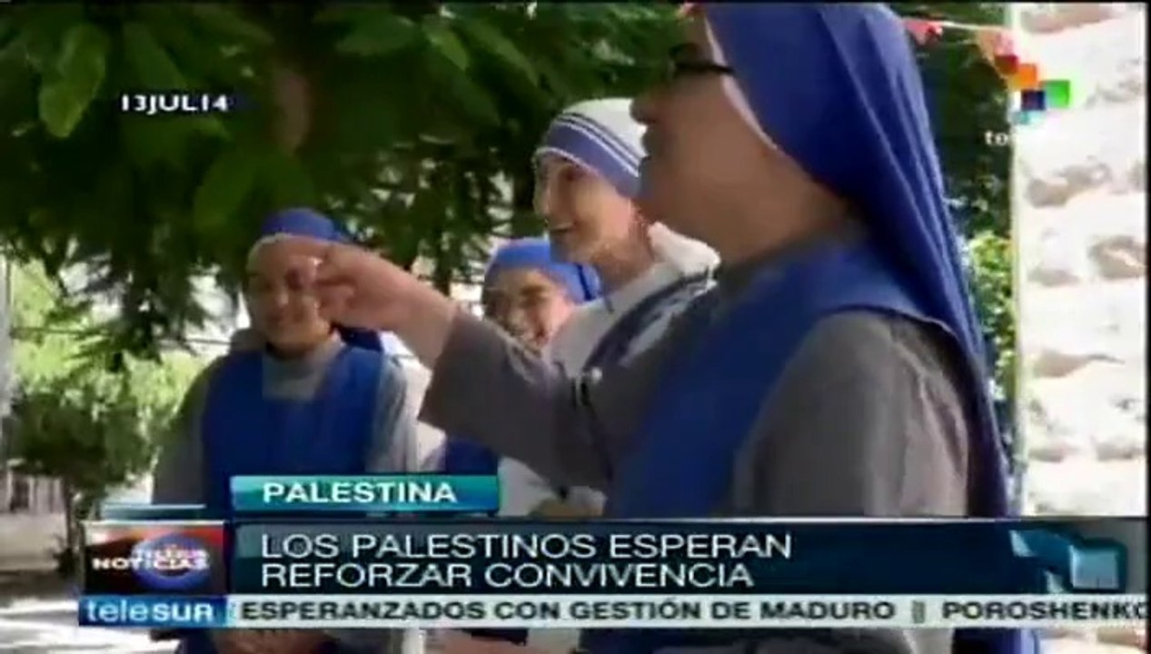 Palestina: católicos apoyan a desplazados por bombardeos israelíes