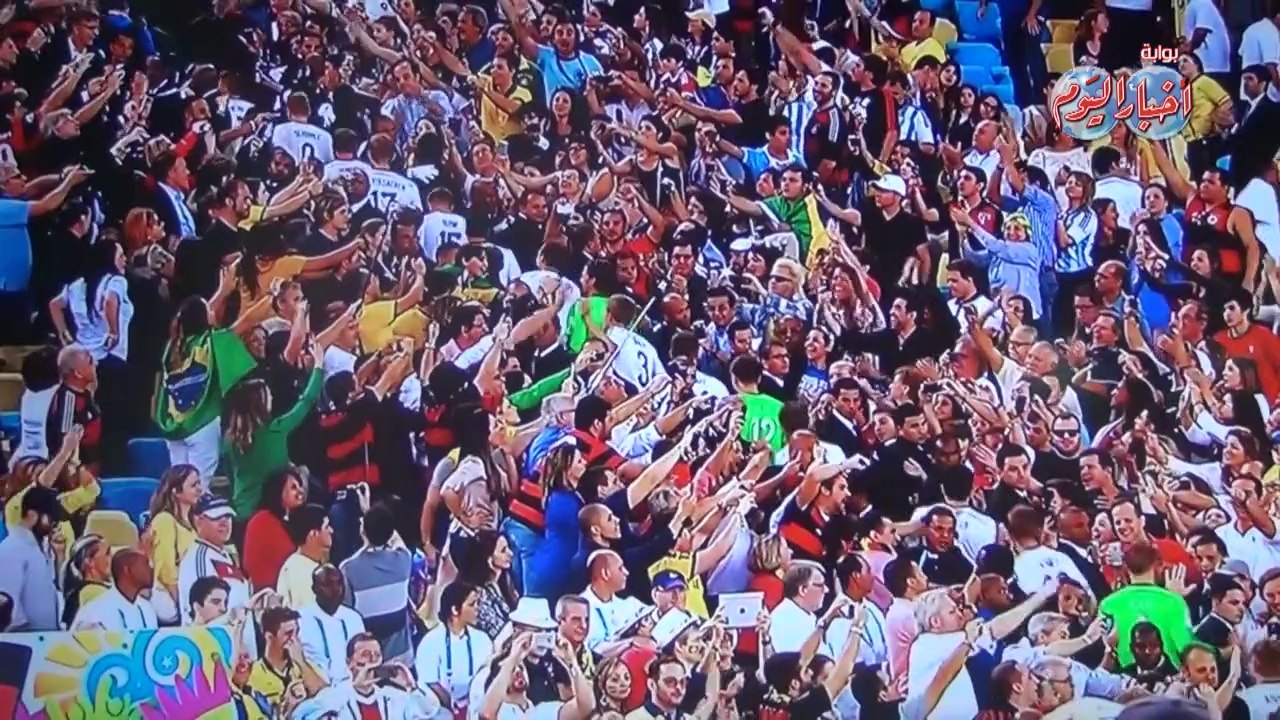 حفل تسليم كأس العالم للمنتخب الألماني 2014