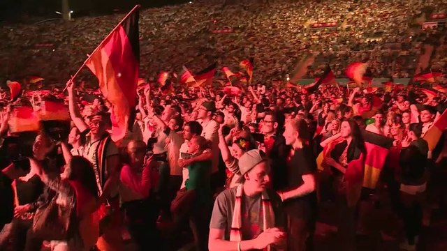 Germania Campione del Mondo, tedeschi in delirio