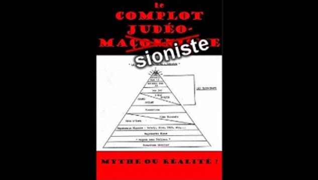 MANIPULATION : Fini le complot judéo-maçonnique , voici le complot judéo-sioniste . Vous y croyez ?
