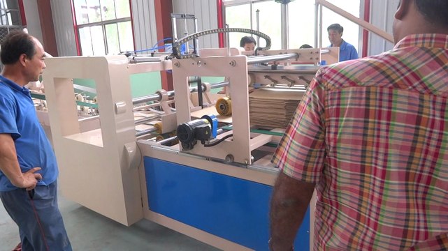 automatic carton folder gluer machine. carton box gluer (carton machinery)